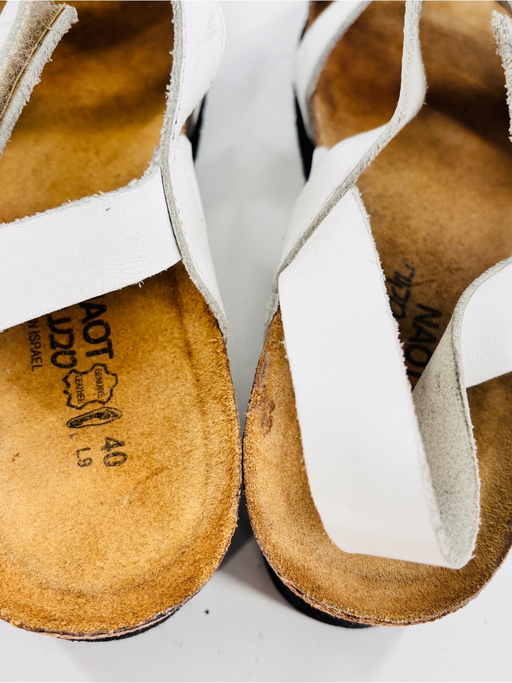 NAOT Kayla sandals size 40 European US leather strappy comfort shoe - Picture 6 of 7